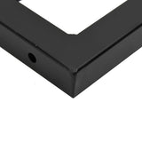 Basin Shelf Wall Mounted Steel and Solid Wood Oak 3302499