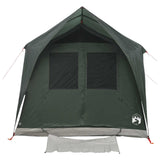 Tunnel Tent with Roof Army green 8-Person Polyester and Steel 42028660