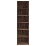 Highboard Brown Oak 50x41x185 cm Engineered Wood 3281686