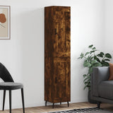 Highboard Smoked Oak 34.5x34x180 cm Engineered Wood 3200470