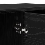 TV Cabinet Black Oak 102 x 35 x 36.5 cm Engineered Wood 880766