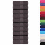 Wash Towels 50 pcs FROGN Anthracite 30x30 cm 100% Cotton 136676