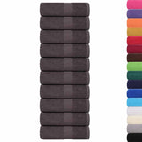 Wash Towels 50 pcs FROGN Anthracite 30x30 cm 100% Cotton 136676