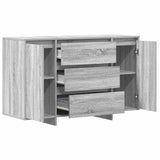 Sideboard Grey Sonoma 120 x 41 x 75 cm Engineered Wood 3333911