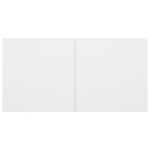 7 Piece TV Cabinet Set White Engineered Wood 3078671