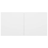7 Piece TV Cabinet Set White Engineered Wood 3078671