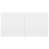 6 Piece TV Cabinet Set White Engineered Wood 3078660