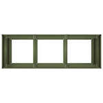 ZNTS Planter Olive Green 120x40x80 cm Cold-rolled Steel 860720