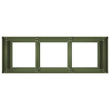 Planter Olive Green 120x40x80 cm Cold-rolled Steel 860720