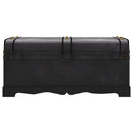 ZNTS Wooden Treasure Chest Large Black 60797