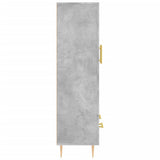 Highboard Concrete Grey 69.5x31x115 cm Engineered Wood 828224