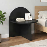 Bedside Table 2 pcs Black Oak 40 x 35.5 x 45.5 cm 8001134