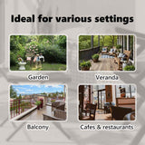 Outdoor Roller Blind 120x270 cm Cream 145940