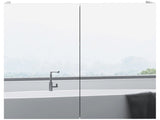 Bathroom Mirror Cabinet, Wall Mounted Bathroom Storage Cupboard with Adjustable Shelf, 60W x 15D x T3398P343528
