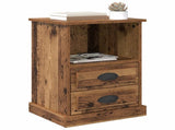 Bedside Cabinet Old Wood 36 x 43 x 60 cm Engineered Wood 881396