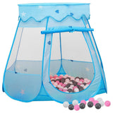 Children Play Tent with 250 Balls Blue 102x102x82 cm 3107723