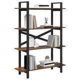 Bookshelf Smoked Oak 100 x 33.5 x 140 cm Engineered Wood 883942