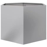 Garden Planter Hexagon 69x60x45 cm Galvanized Steel 851127