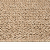 Rug ZIZUR 120x120 cm Jute Look Indoor and Outdoor 4006154