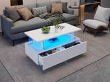 Coffee with Open Storage, Centre, Sofa Side with 2drawers, Rectangle Coffee End N605P345684W