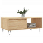 ZNTS Coffee Table Sonoma Oak 90x50x36.5 cm Engineered Wood 830567