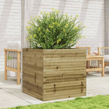 Garden Planter 70x70x68.5 cm Impregnated Wood Pine 3282478