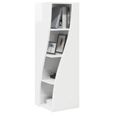 Corner Cabinet High Gloss White 32x32x102cm Engineered Wood 889859