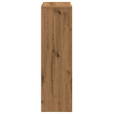 Room Divider Bookcase 3-Tier Artisan Oak 99x29x99 cm Engineered Wood 857966