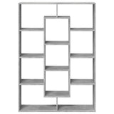 Book Cabinet Concrete Grey 102x29x143 cm Engineered Wood 3310301