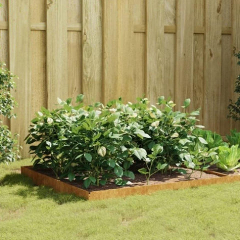 ZNTS Garden Raised Bed 100x100x18.5 cm Corten Steel 824513