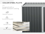 14 x 8ft Outdoor Garden Metal Storage Shed with Lockable Door, Tool Storage Box for Garden, Patio T3398P318660