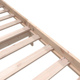 3101343 Bed Frame without Mattress Solid Wood 120x200 cm