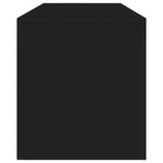TV Cabinet with LED Lights Black 140x36.5x40 cm 804365