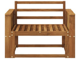Outdoor Middle Sofa Solid Acacia Wood Natural 3438833