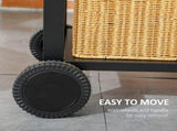 Adjustable Charcoal Pan BBQ, with Thermometer and Warming Rack T3398P314174