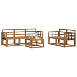 Outdoor Sofa Set 6 pcs Natural 3366017