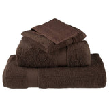 Premium Bath Towels "SOLUND" 10 pcs Brown 100x150 cm 600 gsm 137241