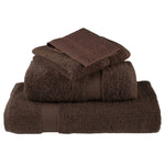 ZNTS Premium Sauna Towels SOLUND 2pcs Brown 80x200cm 600gsm 137242