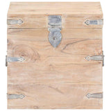 289640 Chest 40x40x40 cm Solid Acacia Wood