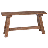 Bench Natural 92 x 23.5 x 45.5 cm Solid Mahogany wood 42012395