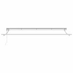 Retractable Awning Manual Multicolour Stripe 400x200 cm Fabric 3329806