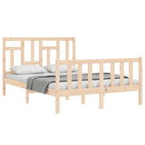 Bed Frame without Mattress 140x200 cm Solid Wood Pine 3193141