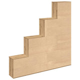 Book Cabinet Artisan Oak 157x24x160 cm Engineered Wood 855889