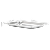Gastronorm Containers 12 pcs GN 1/3 20 mm Stainless Steel 50892