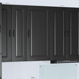 Dishwasher Panel Kalmar Black 50 x 31 x 100 cm Engineered Wood 884775