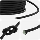 Bungee Cords 10 mm Black PP and Rubber 42047636