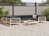 7 Piece Garden Sofa Set Solid Wood Pine 3299308