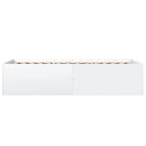 Bed Frame without Mattress White 100x200 cm 3280958