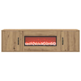 Electric Fireplace Artisan Oak 140.5 x 30 x 39 cm 8021006