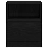 Bedside Cabinet 2 pcs Black Oak 40 x 40 x 50 cm Engineered Wood 862610